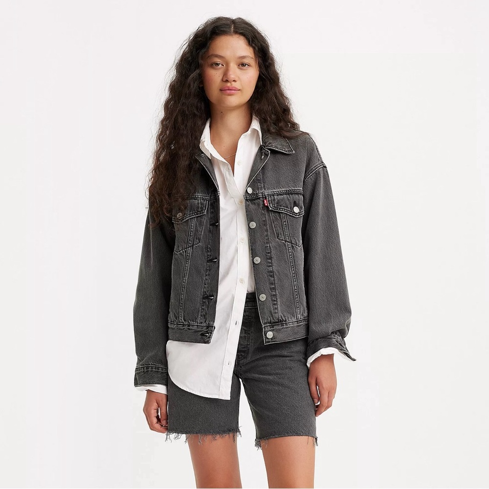 Levi's Black Washed Denim Jacket